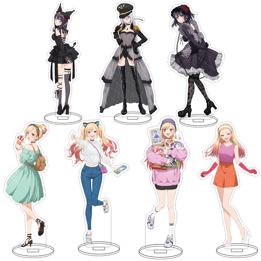 Anime Merchandise Collection - Акриловая подставка 16 см с аниме-персонажами