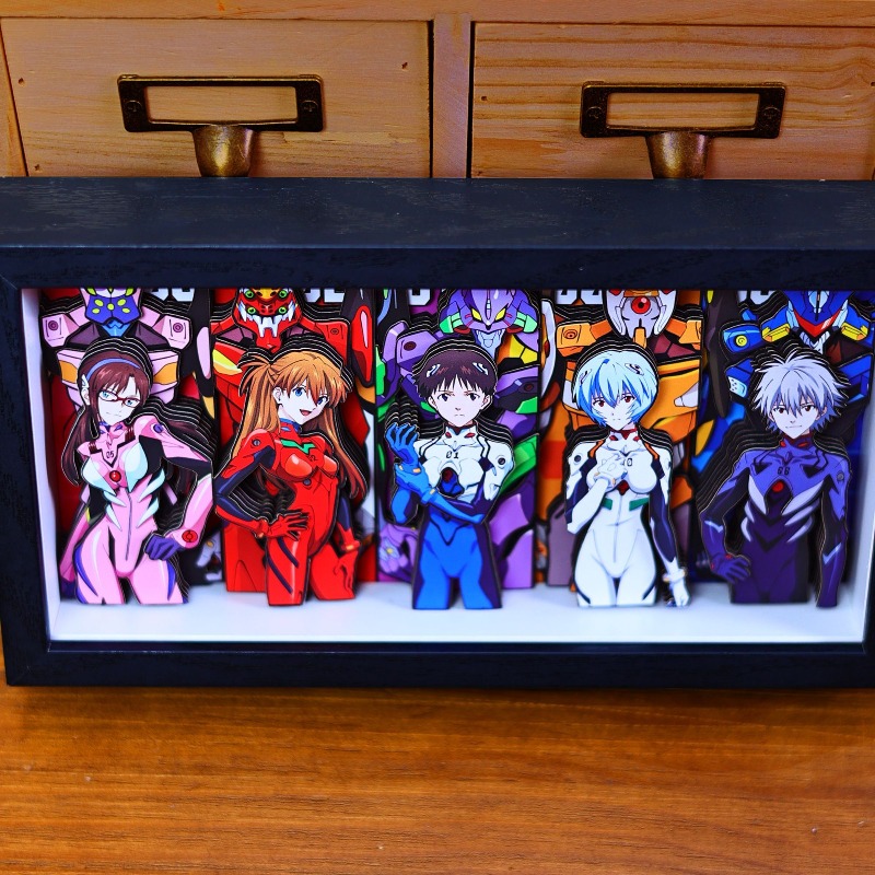 Evangelion Anime Merchandise - Креативная 3D бумага из ЭВА, картина