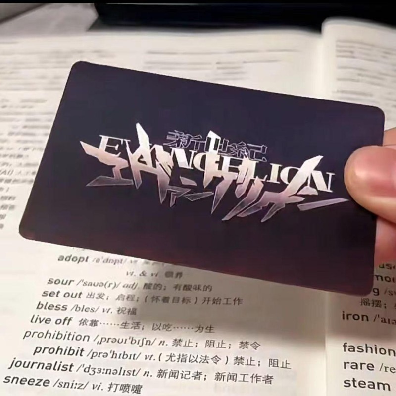 Креативная карта EVA Shinji Re – обзор и цена Evangelion Anime Merchandise